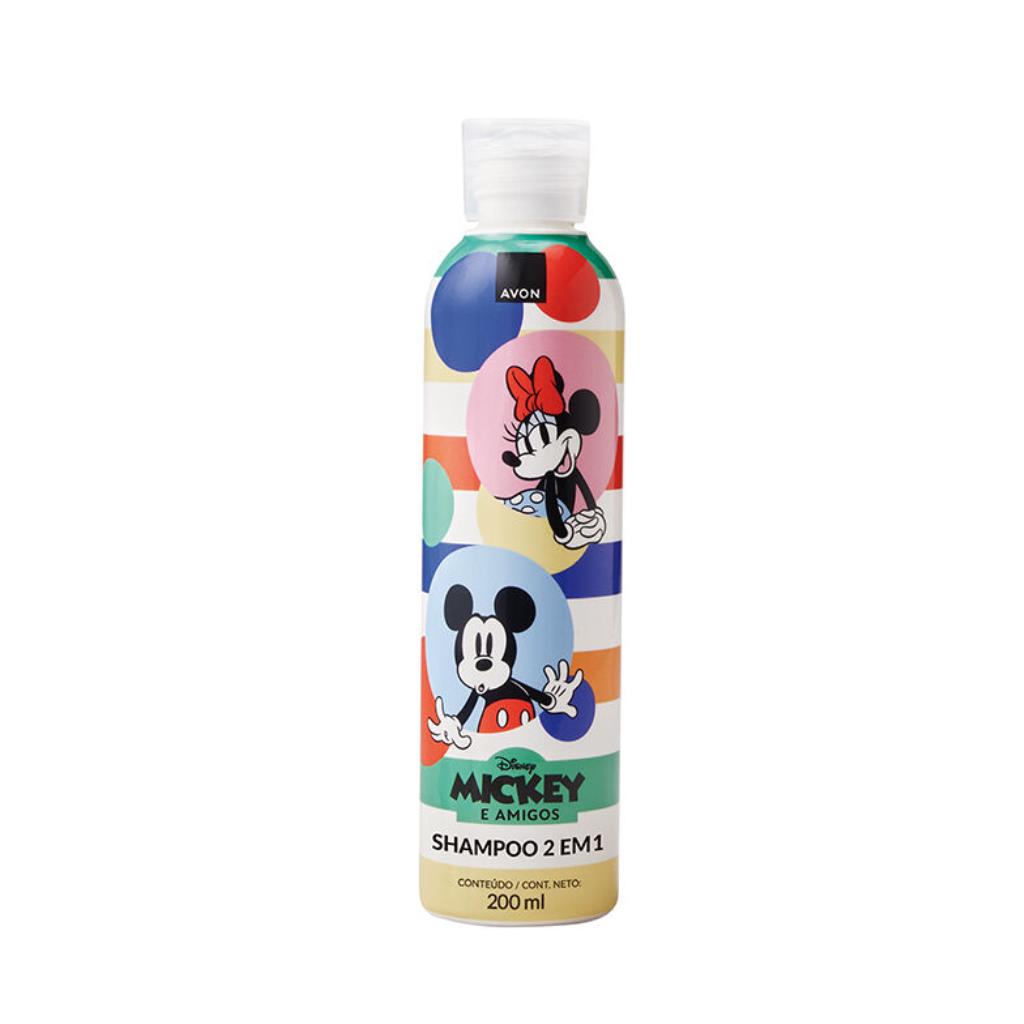 SHAMPOO E CONDICIONADOR 2 EM 1 MICKEY E AMIGOS 200ml