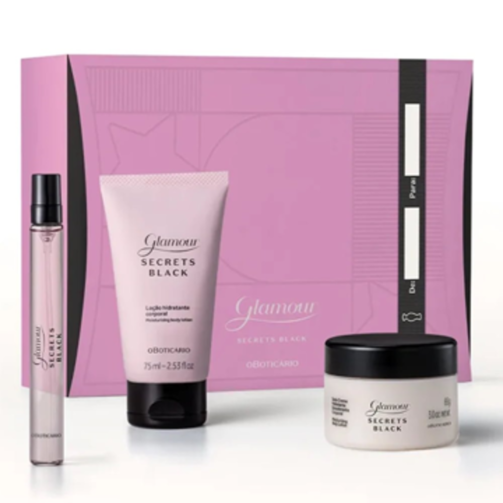 KIT GLAMOUR SECRETS BLACK (3 ITENS)