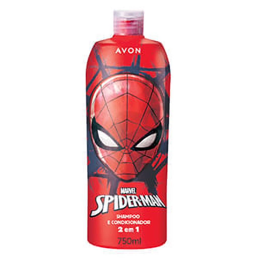 MARVEL SHAMPOO E CONDICIONADOR 2 EM 1 SPIDER - MAN 750ML
