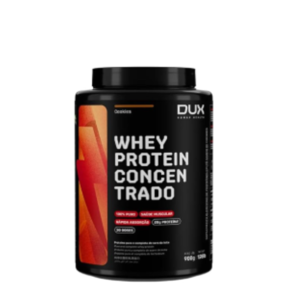 WHEY PROTEIN CONCENTRADO DUX 900G POTE - COOKIES & CREAM