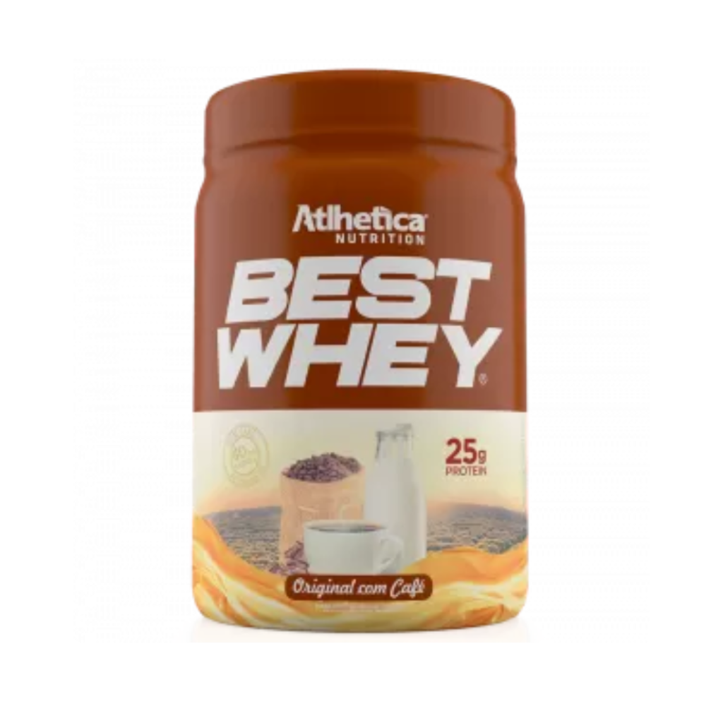 BEST WHEY ATLHETICA NUTRITION 900g - ORIGINAL COM CAFÉ