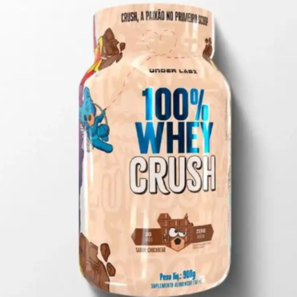 WHEY CRUSH CONCENTRADO 900g UNDER LABZ - CHOCOBEAR