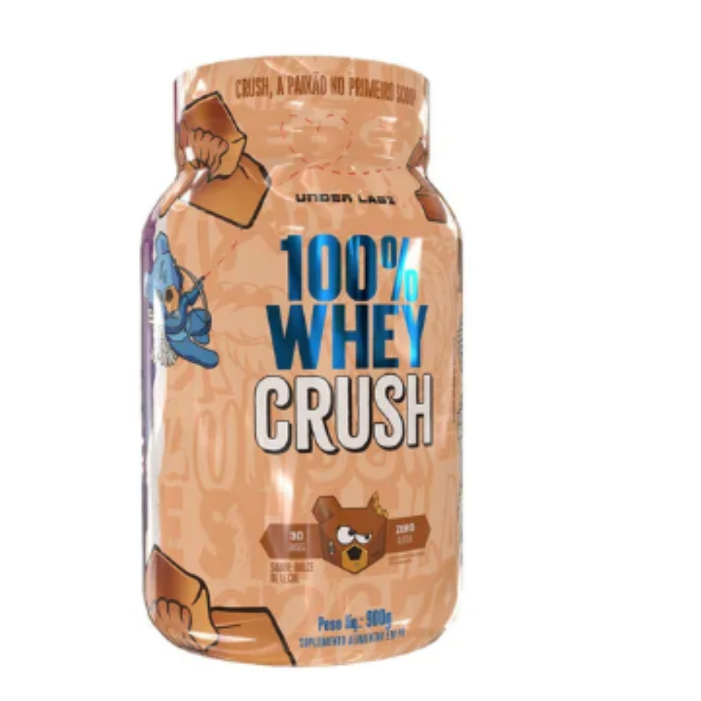 WHEY CRUSH CONCENTRADO 900g UNDER LABZ - DOLCE DE LECHE