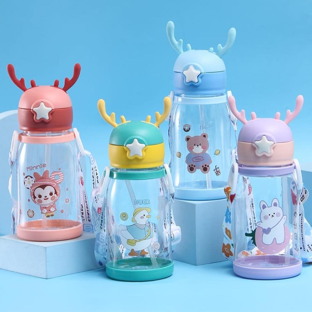 GARRAFA INFANTIL COM ALÇA E ANIMAIS ALCE
