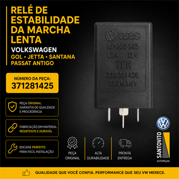 Rele de estabilidade  da Marcha Lenta Volkswagen Antigo