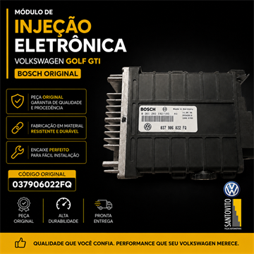 Modulo de Injeção Eletronica Bosch Golf Gti 037906022fq