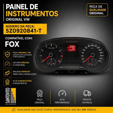 Painel de instrumento Volkswagen Fox
