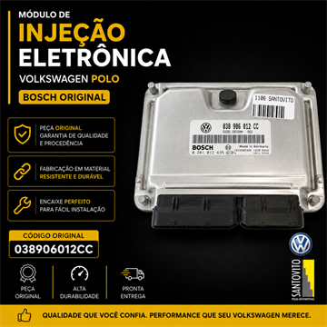 Modulo de Injeção Volkswagen Polo 038906012