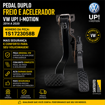 Conjunto De Pedal Do Up Automatizado Acelerador E Freio