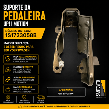 Suporte Da Pedaleira Eletrônica Do Up! I Motion