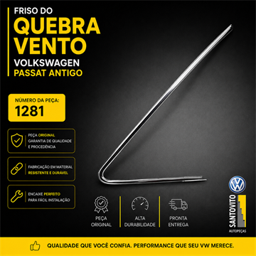 FRISO DO QUEBRA VENTO DO PASSAT