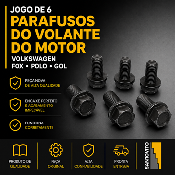 Parafusos Volante Do Motor Vw Beetle Fox Gol Golf Jetta 6 peças