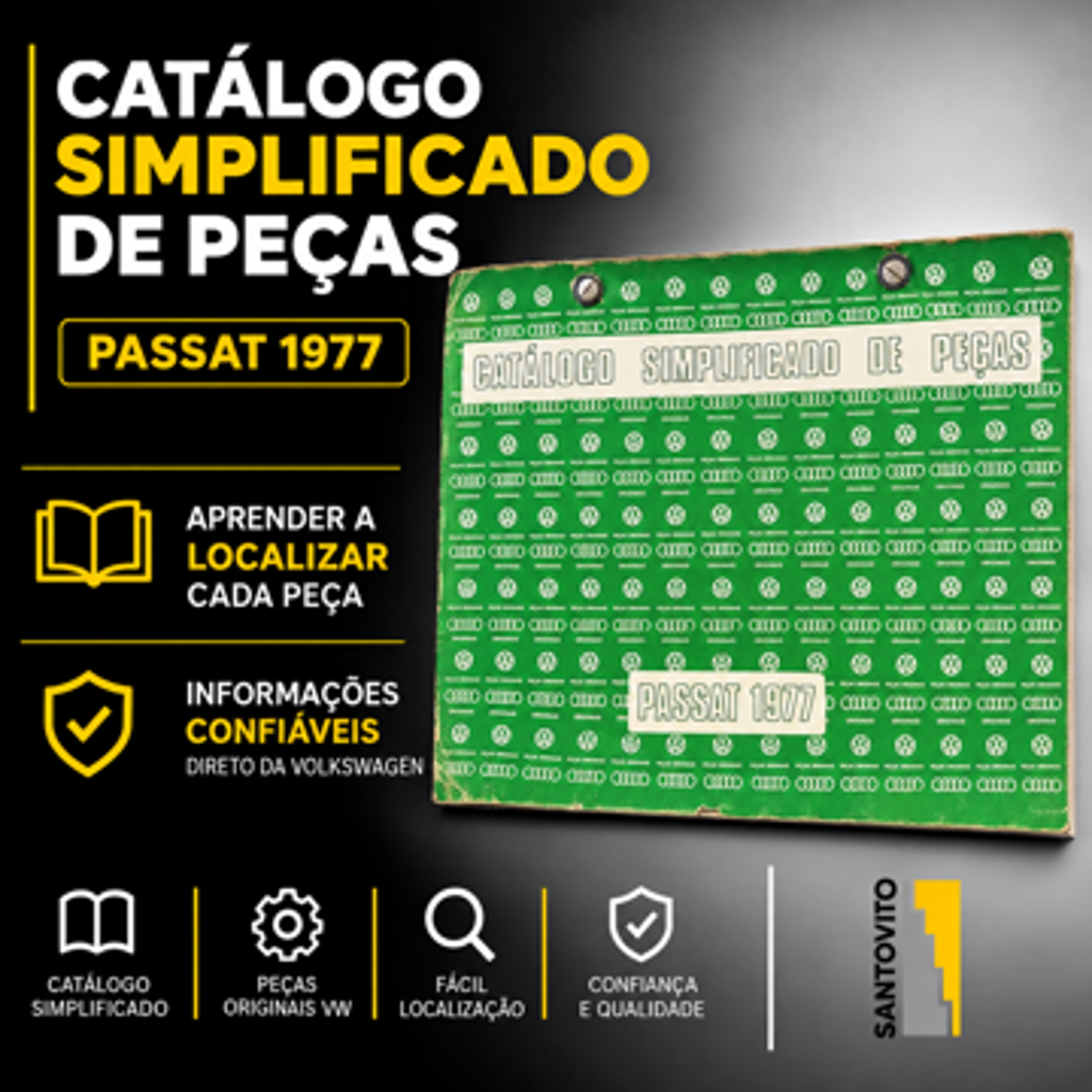 Catalogo Simplificado De Peças Volkswagen Passat Original