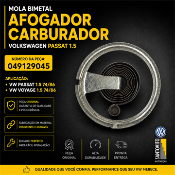 MOLA DO AVANÇO DO CORBURADOR