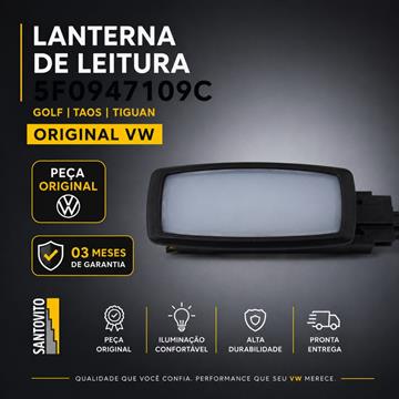 Luz Interna Quebra-sol Vw Tiguan Golf Taos Polo 5f0947109C