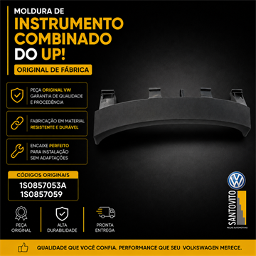 MOLDURA DE INSTRUMENTO COMBINADO DO UP!