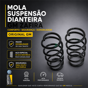 Par De Mola Dianteira Suspensão Chevrolet Astra Zafira Ccr
