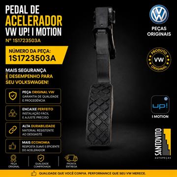 Pedal Eletrônico De Acelerador Do Up! I Motion 2014 a 2017