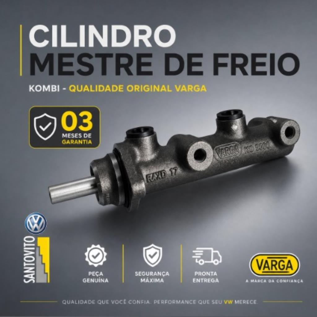 Cilindro mestre do freio Volkswagen Kombi Original Varga