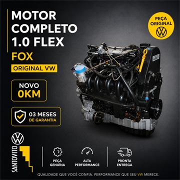 Motor completo Volkswagen Fox 1.0 Flex BJE