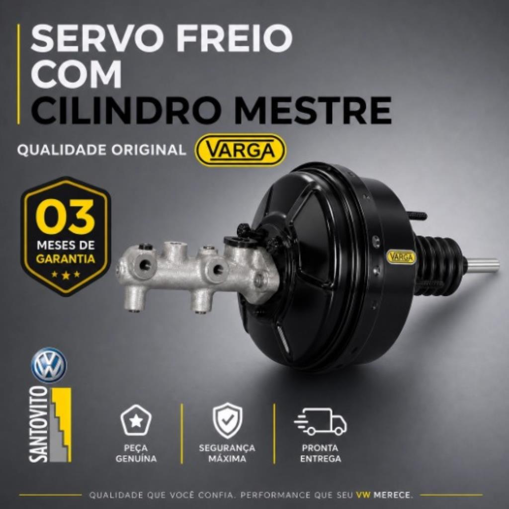 Servo Freio com cilindro Hidrovácuo da Kombi Original Vargas