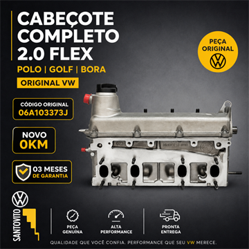 Cabeçote Completo Vw Polo Golf Bora 2.0 Novo 06a103373J