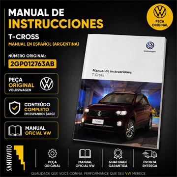 Manual de Bordo do Volkswagen T- Cross Argentina (0031)