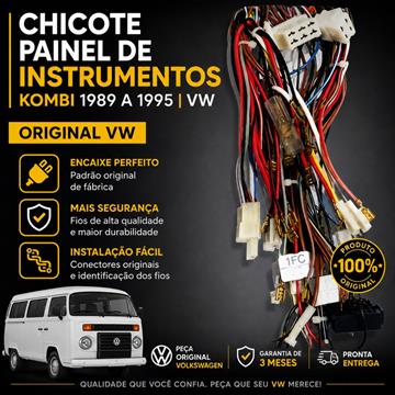 Chicote do painel de instrumento Volkswagen Kombi 1989 - 1995