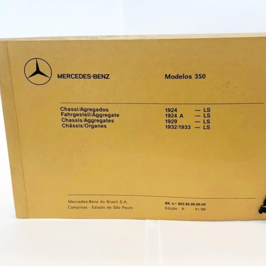 Catálogo De Peças Mercedes-benz Modelos 350 Original Raro