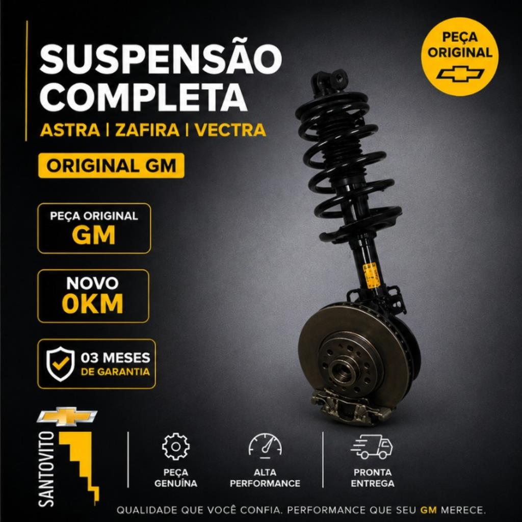 Suspensão completa Chevrolet Astra Vectra Zafira Telescopio Lado esquerdo (0714)