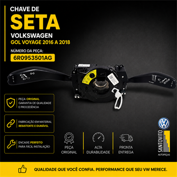 Chave de seta Alavanca Comando Farol Gol Voyage Original