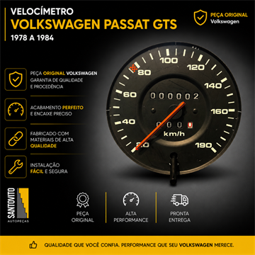 Velocímetro Volkswagen Passat Gts 1979 1984 Original Novo