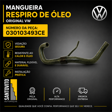 Mangueira Respiro De Oleo Vw Fox Gol Voyage 1.0 Original