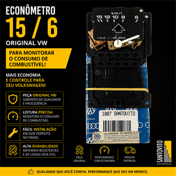 ECONOMETRO LINHA VW ANTIGO COD. 1087
