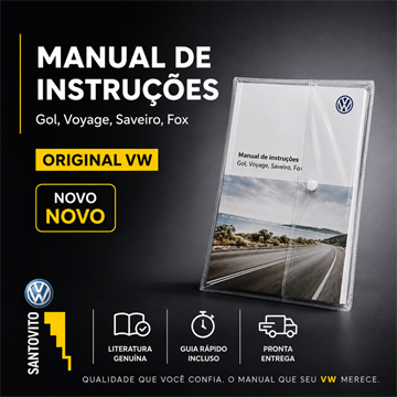Manual De instruções Volkswagen Gol Voyage Fox Saveiro (0061)