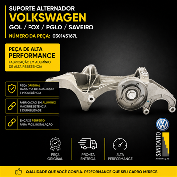 Suporte Alternador Gol Fox Polo Saveiro 030145167L