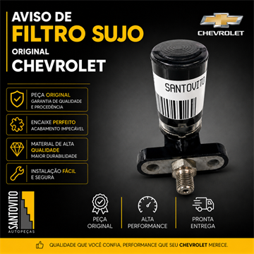 AVISO DE FILTROS SUJO GM