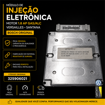 MODULO DE INJEÇÃO DO MOTOR 1.8 AP GAS/ALC Versailles Santana