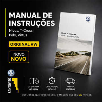 Manual de instruções Volkswagen Nivus Virtus Polo T-Cross (0386)