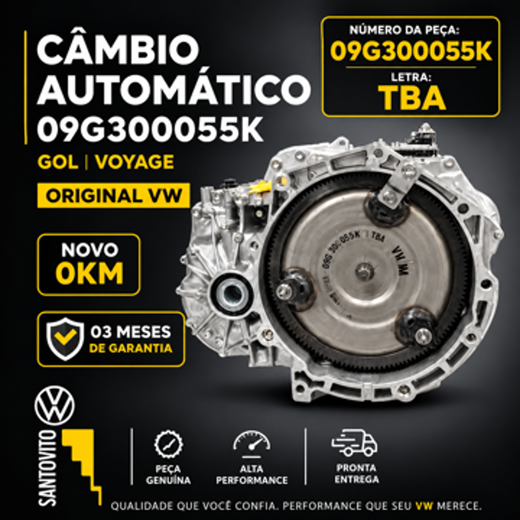 Cambio automático Volkswagen Gol Voyage 6 Marchas 1.6 2017 - 2023