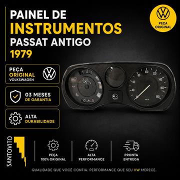 Painel de instrumento Volkswagen Passat antigo 1979