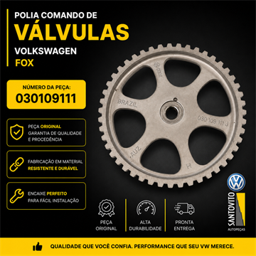 POLIA DENTADA COMANDO DE VALVULAS MOTOR FOX