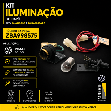 KIT ILUMINAÇÃO PASSAT/VW ANTIGO ( CAPO)