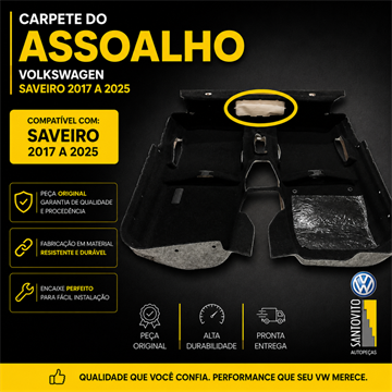 Carpete assolho moldado da Saveiro Cabine estentida Antracito