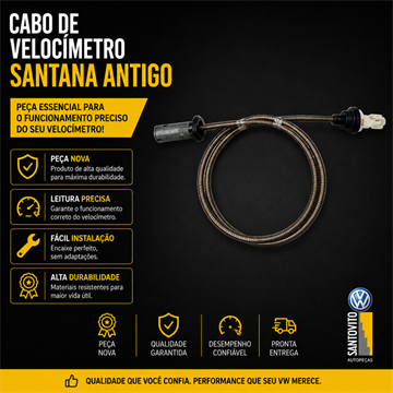 CABO DE VELOCIMETRO SANTANA ANTIGO