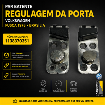 Par Batente Regulagem Porta Fusca 78/ Original E Brasília