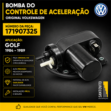 BOMBA DE VACUO CONTROLE DE ACELERAÇÃO