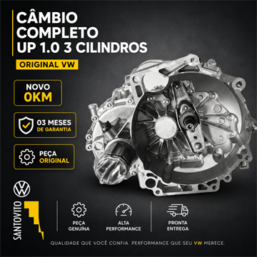 CAMBIO CAIXA DE TRANSMISSÃO VW UP 1.0  QBQ  ODF301103