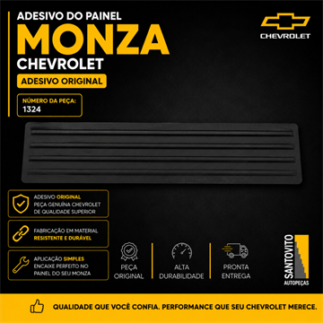Adesivo do painel original Chevrolet Monza