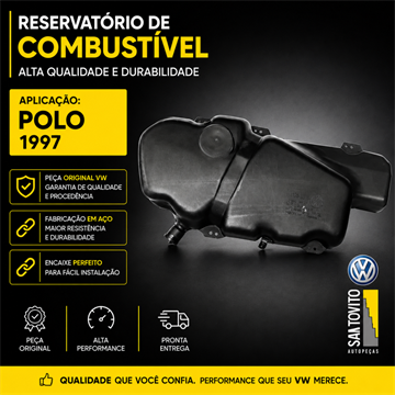 Novo Tanque De Combustível Vw Polo 1997 6k0201085 Germany